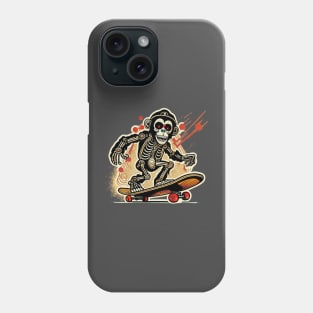 Monkey Skateboarder Phone Case