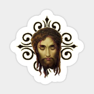 Holy sad face of our savior Christ Jesus Magnet