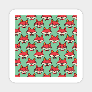 A Foxy Pattern! Magnet