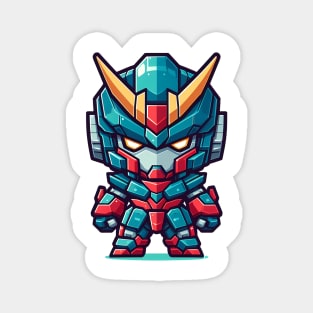 Chibi anime mecha robot Magnet