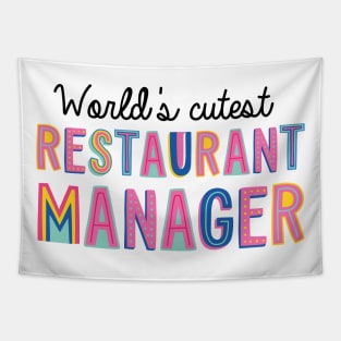 Restaurant Manager Gifts | World's cutest Restaurant Manager Tapestry