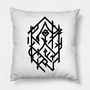 vikings runes Pillow