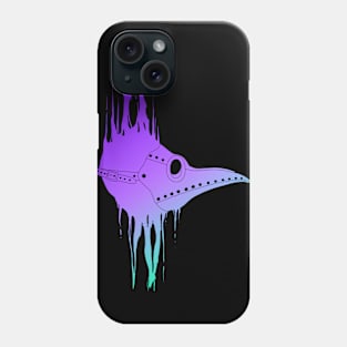 Colorful drippy plague doctor Phone Case