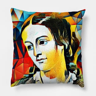 Margaret Fuller Abstract Portrait | Margaret Fuller abstract artwork 15 Pillow