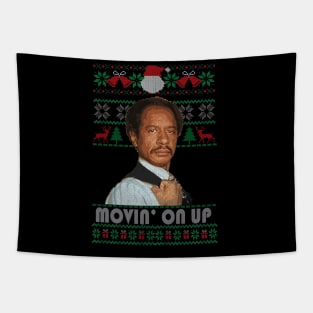 Ugly Christmas The Jeffersons - Movin On Up Tapestry