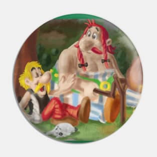 Asterix and Obelix Pin