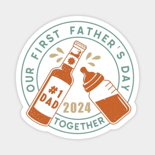 First fathers day Magnet