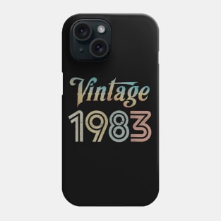 Vintage 1983 Best Year 1983 Original Genuine Classic Phone Case