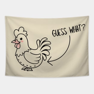 CHicken Butt Tapestry