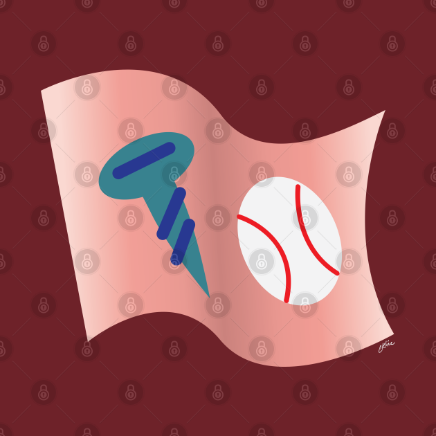 Screw Ball Flag Cartoon Long Sleeve TShirt TeePublic