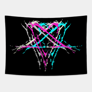 Heartagram HIM Tapestry