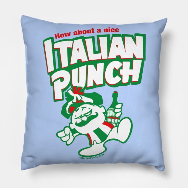 Italian Punch! Pillow by ItalianPowerStore