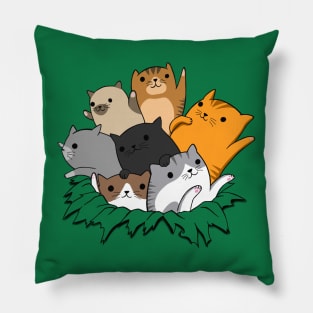 Explosion of Cats Pillow