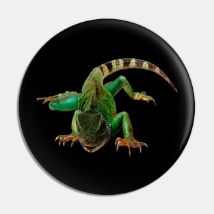 Green Iguana Pin