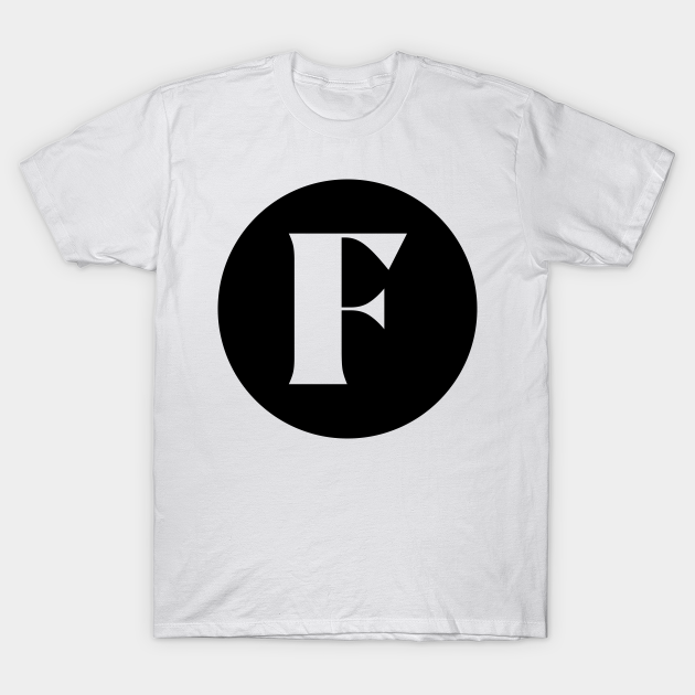 Discover F (Letter Initial Monogram) - F - T-Shirt