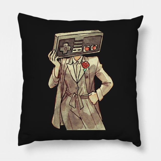Objecthead 1 Pillow by Schpog