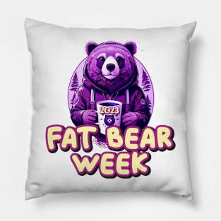 fat bear week Pillow