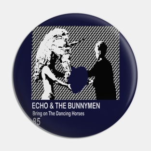 eCHO bUNNYmen Dancing Horses Pin