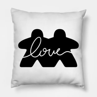 Meeple Love Board Games Pillow