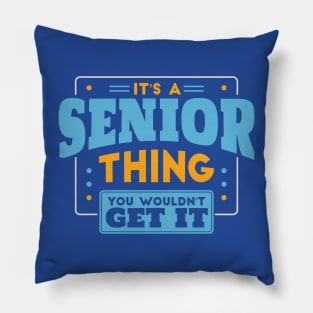 It's a Senior Thing, You Wouldn't Get It // Back to School Senior Year Pillow