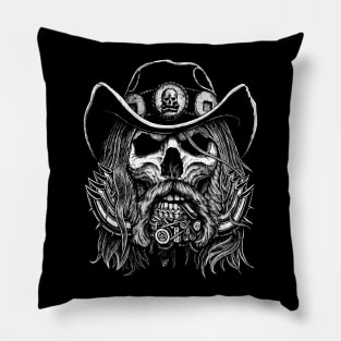 Motormouth - heavy metal skull Pillow