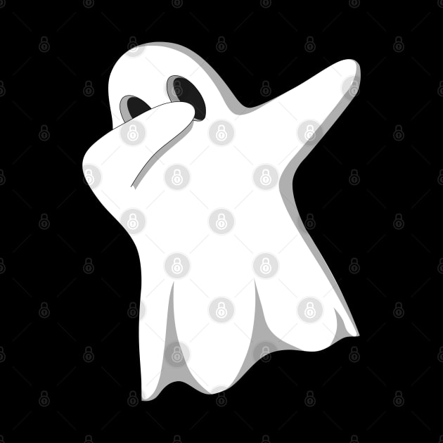 Dabbing Funny Ghost Halloween by MasliankaStepan