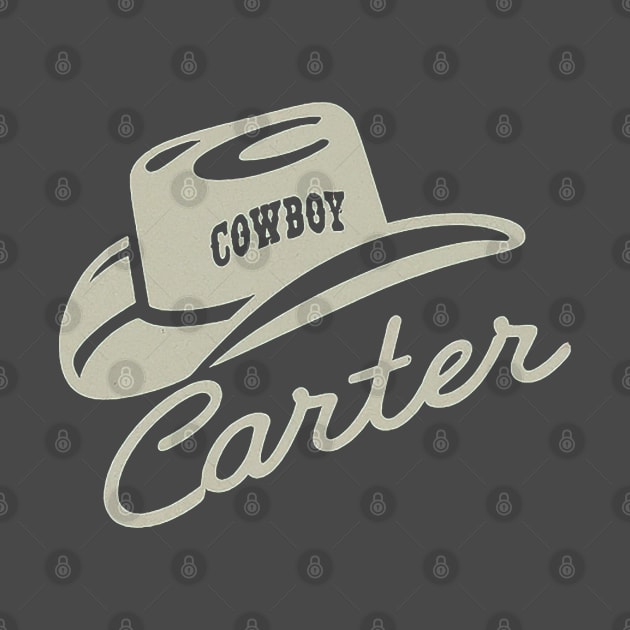 Retro Cowboy Carter by Retro Travel Design