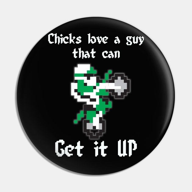 Get it up Excite Bike Green Pin by Destro