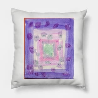 Purple and pink Pillow