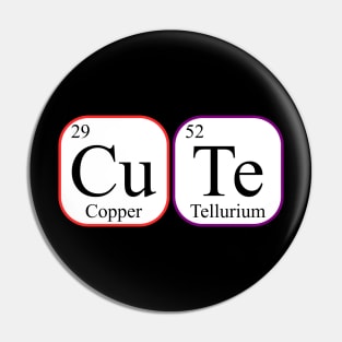 Cute - Elements of Periodic Table Pin