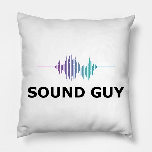 Sound Guy Pillow by KC Happy Shop