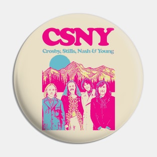 Crosby, Stills, Nash & Young Pin