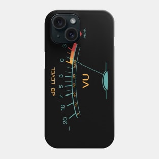 Volume VU Meter Vintage Audio Recording Studio Gear Guitar Musician Gift Retro Version Phone Case