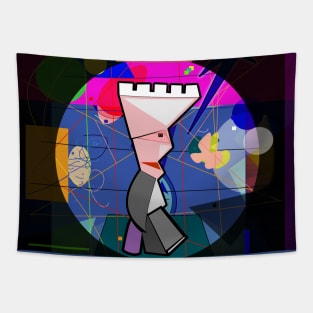 Anonymous Cartoon Hero Tapestry