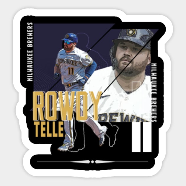 Rowdy Tellez baseball Paper Poster Brewers 4