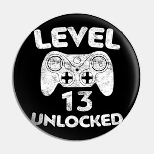 Level 13 13th Video  Birthday Pin