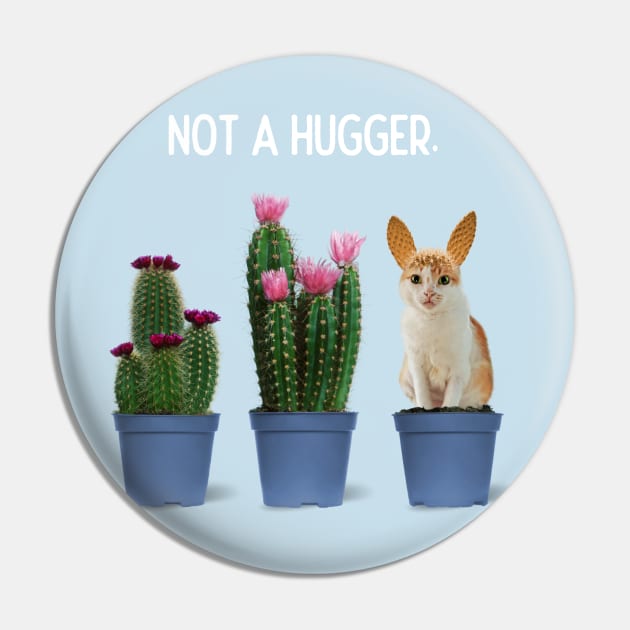 Not a Hugger Pin by leBoosh-Designs