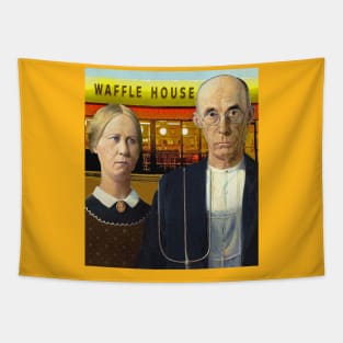 Waffle House American Gothic Tapestry