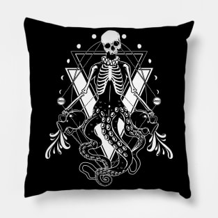 Zodiac: Aquarius - the grim cup carrier Pillow