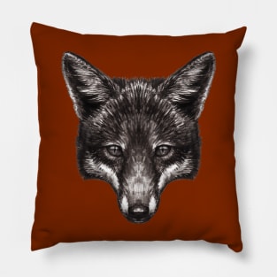 Fox Head Pillow