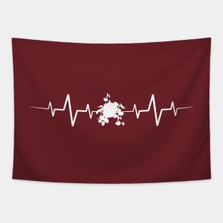 Plant Heartbeat Pothos Tapestry