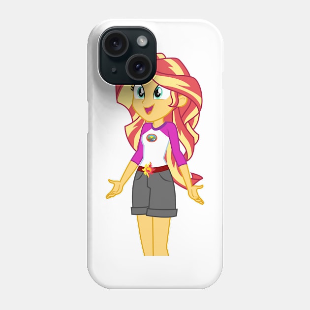 Sunset Shimmer embraces magic Phone Case by CloudyGlow