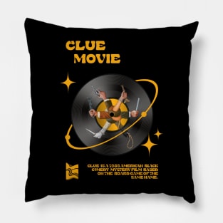 Clue M. Vintage 90s Pillow