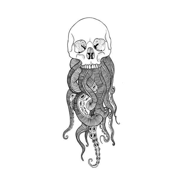 Skull Octopus by empaduggan