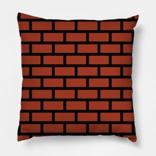 Brick Wall Pattern #1 Pillow