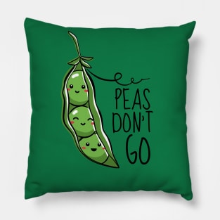 Peas Don't Go Funny Peas Pillow