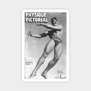 PHYSIQUE PICTORIAL - Vintage Physique Muscle Male Model Magazine Cover Magnet