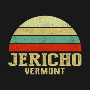 JERICHO VERMONT Vintage Retro Sunset T-Shirt