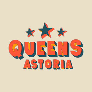 Pop Art Queens Astoria - Dive into the Colorful Heart of Queens, NYC T-Shirt