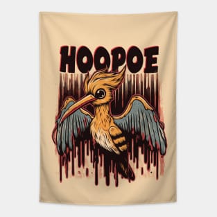 Hoopoe Spooky Design Tapestry